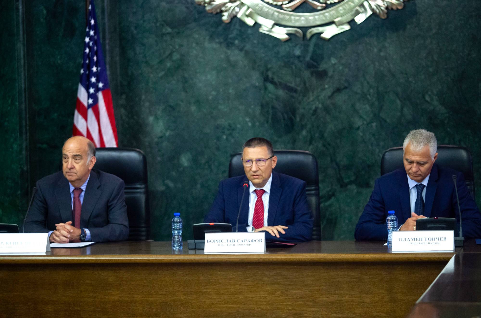  Кенет Мертен, Борислав Сарафов, Пламен Тончев 